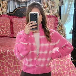 Loveshackfancy zip up sweater